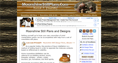 Desktop Screenshot of moonshinestillplans.com